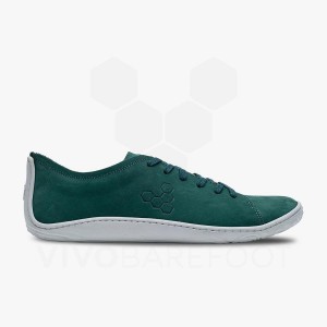 Vivobarefoot Addis ライフスタイルシューズ メンズ 緑 | JP128OB