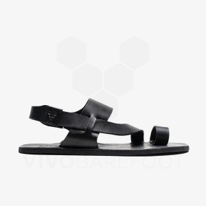 Vivobarefoot Opanka Sandal ライフスタイルシューズ レディース 黒 | JP306SZ