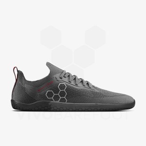 Vivobarefoot PREORDER 'PRIMUS LITE KNIT JJF' トレーニングシューズ レディース 黒曜石 暗グレー | JP262KW